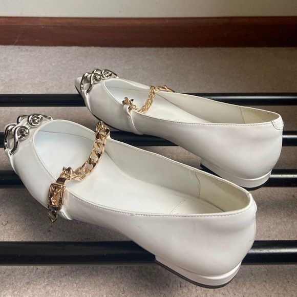 JEFFREY CAMPBELL Women Lavinia Leather Point Toe Flats - NEW NWOB - Picture 4 of 8